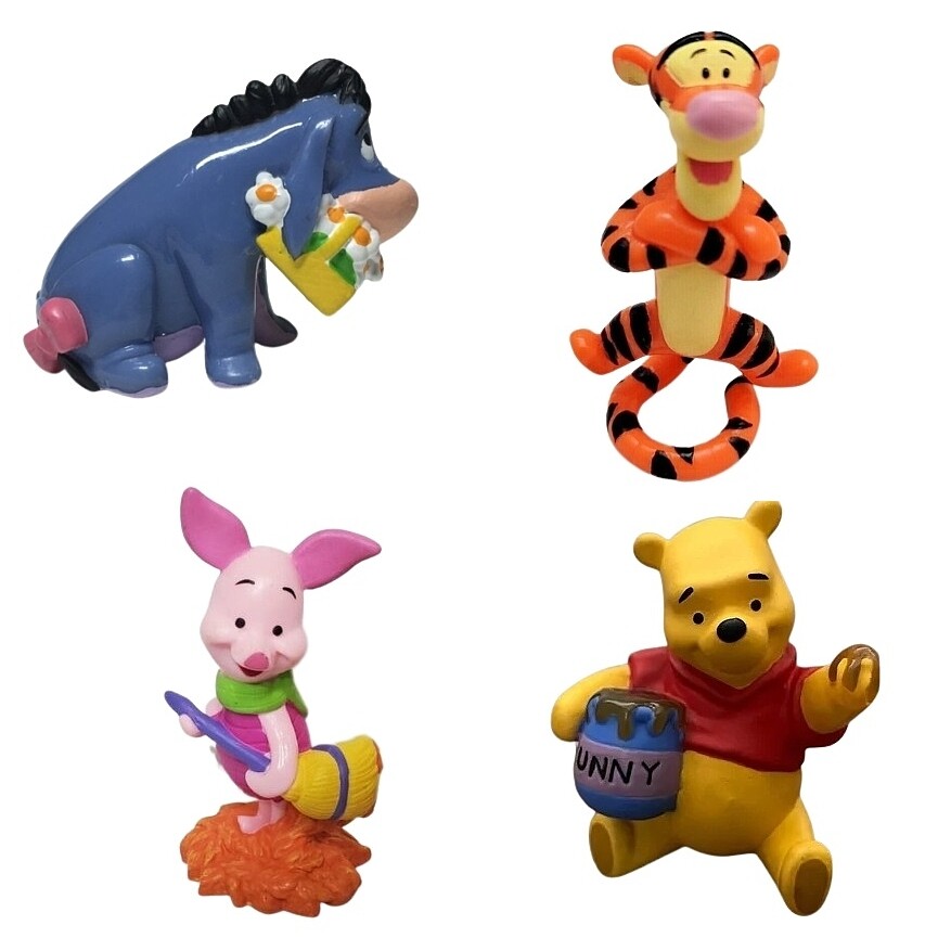 Disney Set of 4 Winnie the Pooh Character PVC Figures