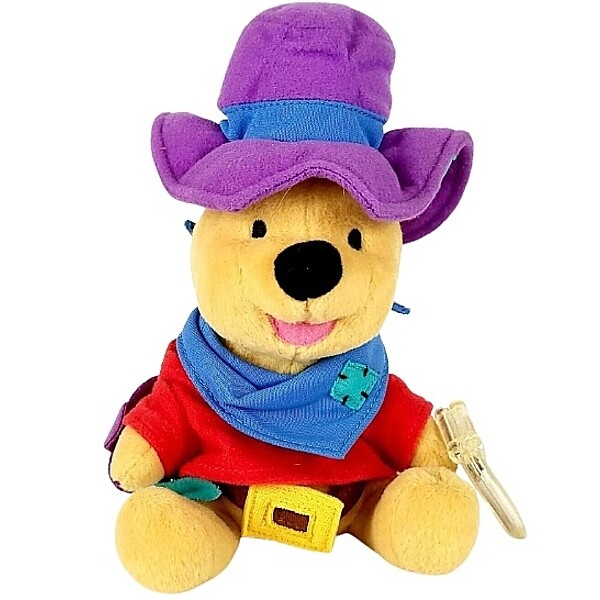Disney 7"H Winnie the Pooh Beanbag "Ride 'Em Cowboy"