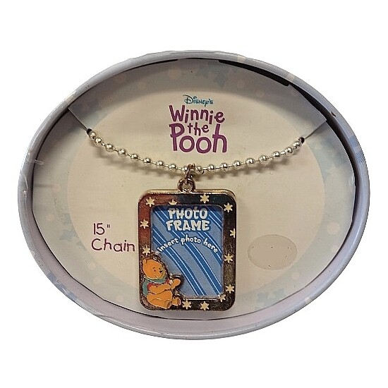 Disney Winnie the Pooh 15&quot;L Necklace with Photo Frame