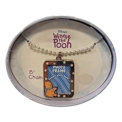 Disney Winnie the Pooh 15"L Necklace with Photo Frame