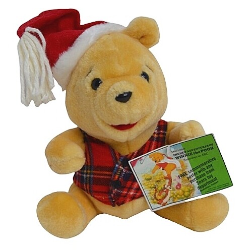 Disney 8&quot;H Winnie the Pooh Christmas Plush
