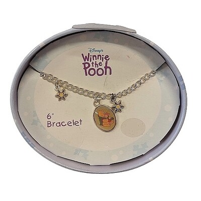 Disney Winnie the Pooh 6"L Bracelet with Charms