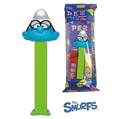 The Smurfs Brainy Smurf PEZ