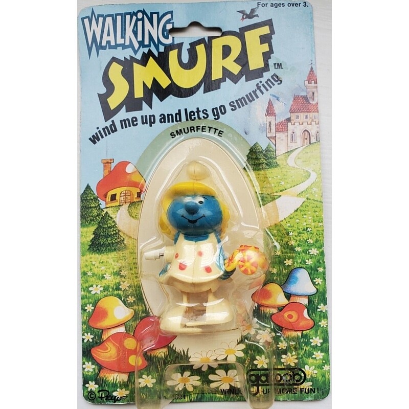 The Smurfs Smurfette Walking Smurf - Wind-Up Walker