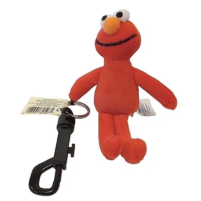 Sesame Street 4 1/2"H Elmo Plush Keychain / Clip