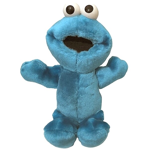 Sesame Street 12&quot;H Tickle Me Cookie Monster Interactive Plush - Talks, Laughs and Vibrates