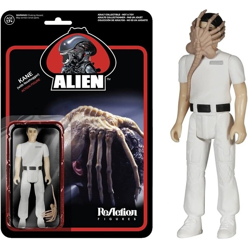 Alien 3 3/4&quot;H Kane with Facehugger ReAction Figure