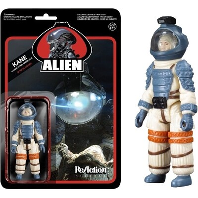 3 3/4"H Kane in Nostromo Space Suit ReAction Figure