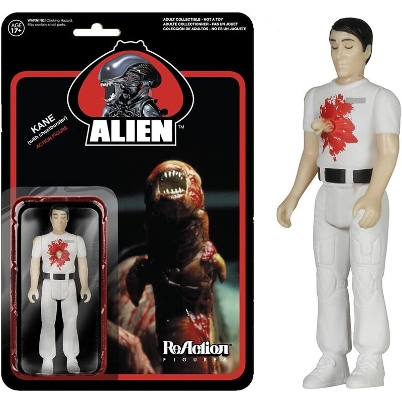 Alien 3 3/4&quot;H Kane with Chestburster ReAction Figure