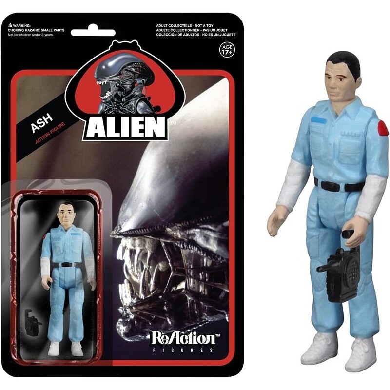 Alien 3 3/4&quot;H Ash ReAction Figure