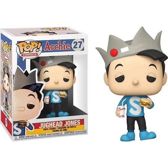 Archies Jughead Jones 3 3/4&quot;H POP! Comics Vinyl Figure #27