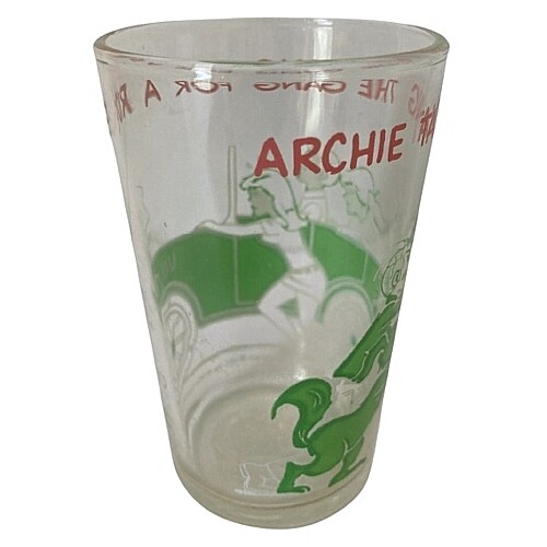 Archie Comics Welch&#39;s Glass - &quot;Archie Taking The Gang For A Ride&quot;