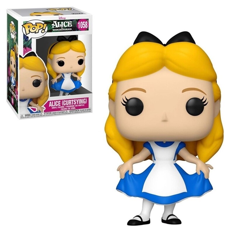 Alice in Wonderland Alice (Curtsying) 3 3/4&quot;H POP! Vinyl Figure #1058