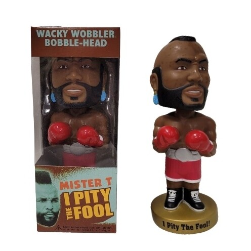 Mister T (Clubber Lang Style)  7&quot;H Wacky Wobbler Bobblehead Doll