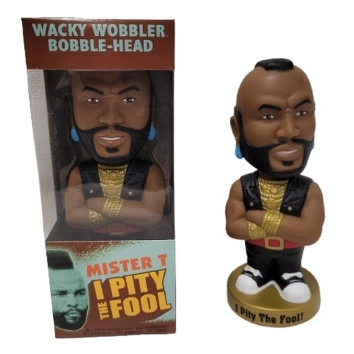 Mister T (A-Team Style)  7&quot;H Wacky Wobbler Bobblehead Doll