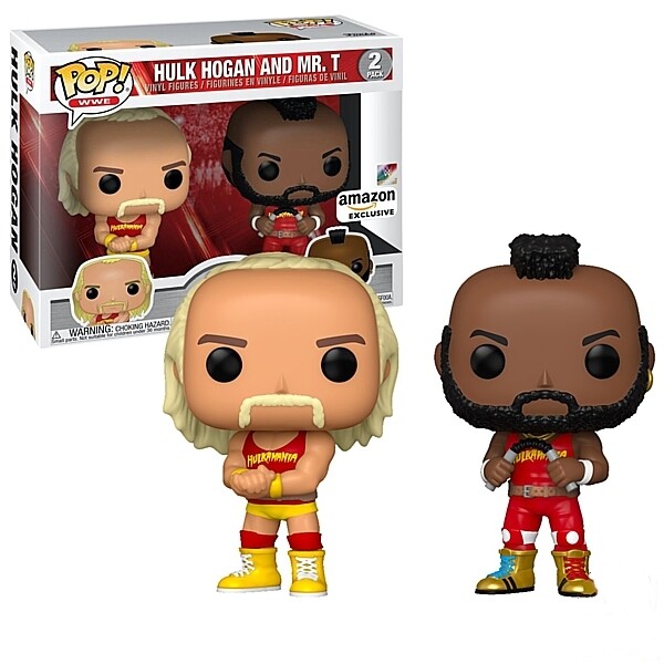 Hulk Hogan and Mr. T 3 3/4&quot;H POP! Vinyl Figures Set