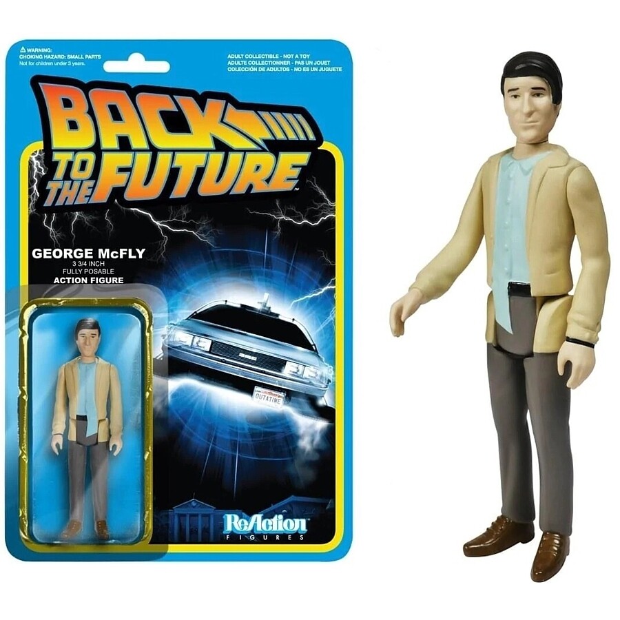 Back to the Future 3 3/4"H George McFly ReAction Figure