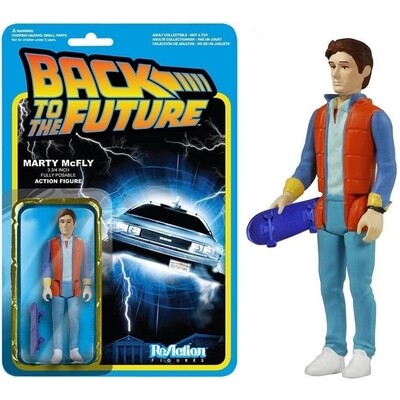 Back to the Future 3 3/4"H Marty McFly ReAction Figure