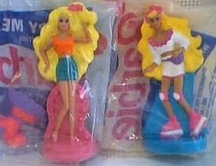 1992 McDonald's Barbie Happy Meal Toys (set of 8)
