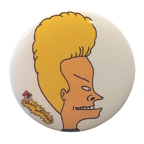 1 1/2&quot;D Beavis Pinback Button