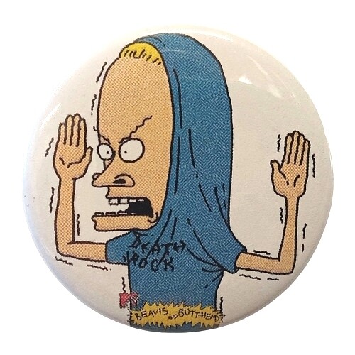 1 1/2&quot;D Cornholio Pinback Button