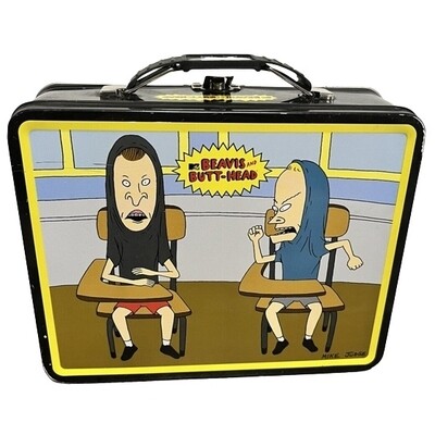 Beavis and Butt-Head Metal Lunchbox/Tote - At School