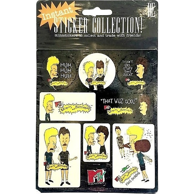 Beavis &amp; Butthead Stickers (2 sheets)