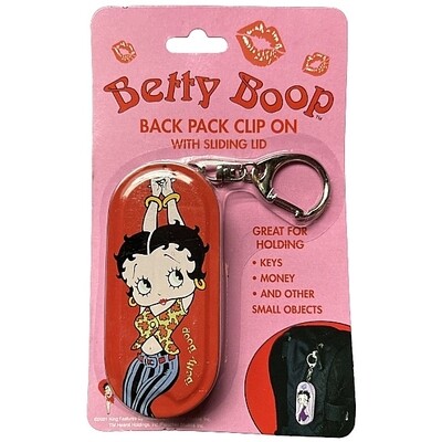 Betty Boop Back Pack Clip On