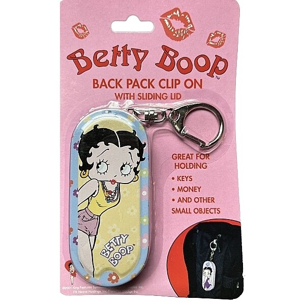 Betty Boop Back Pack Clip On