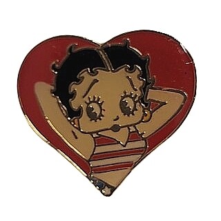 Betty Boop Enameled Metal Adjustable Ring