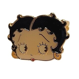 Betty Boop Enameled Metal Adjustable Ring