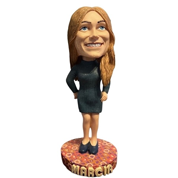 7 1/2&quot;H Marcia Brady Head Knockers Bobblehead Doll