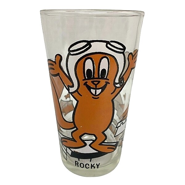 Rocky 5"H Pepsi Collectors Series Glass (1970's)