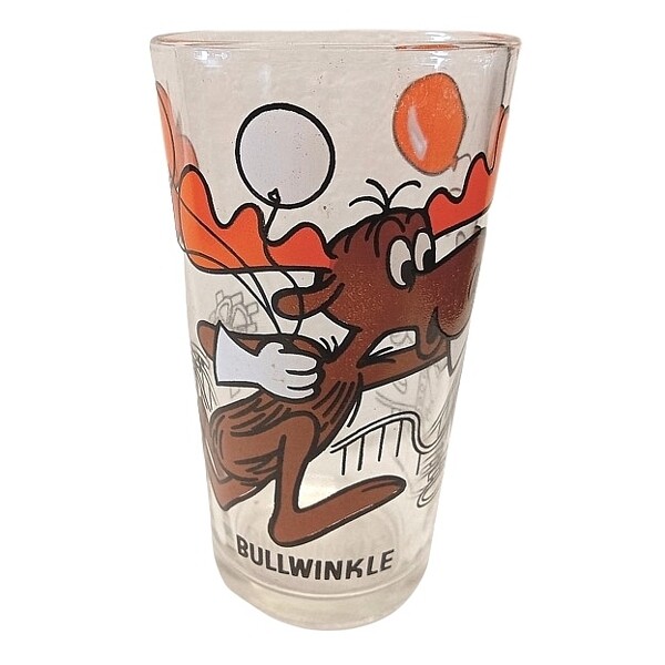 Bullwinkle 5"H Pepsi Collectors Series Glass (1970's)