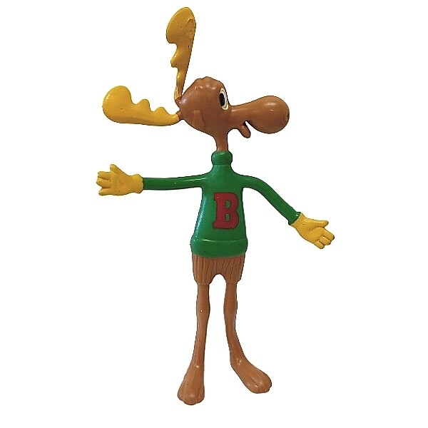 Bullwinkle 6 1/2&quot;H Bendy Figure