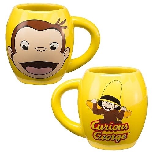 Curious George 18 oz. Oval Ceramic Mug