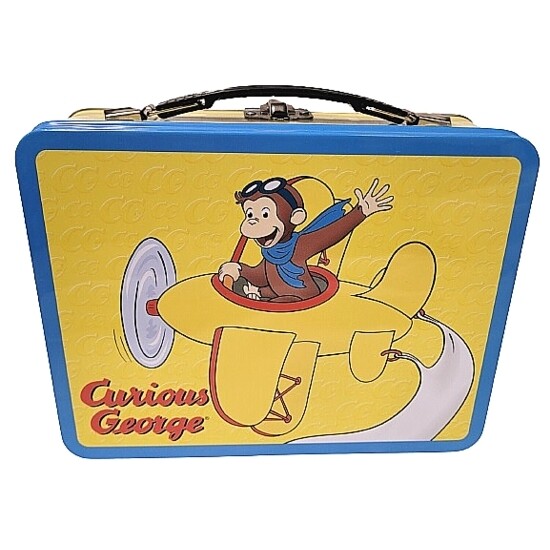 Curious George Metal Lunchbox/Tote