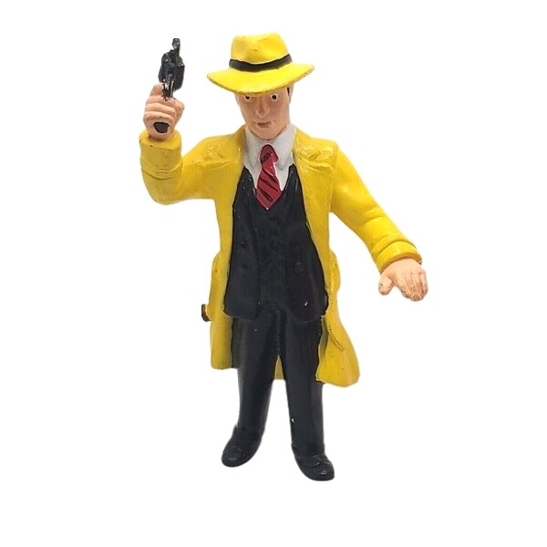 Dick Tracy 4"H Dick Tracy (gun) PVC Figure