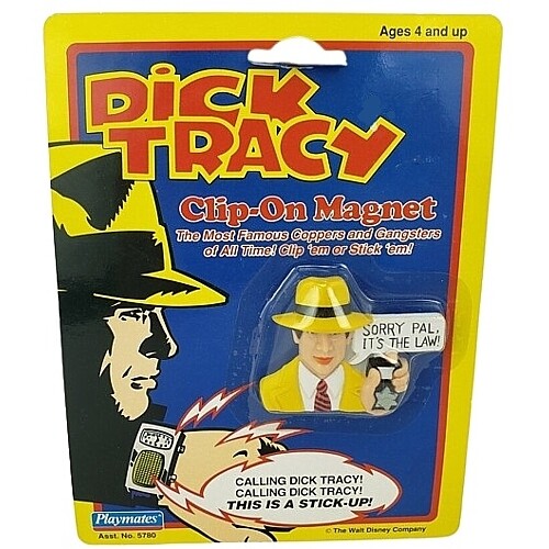 Dick Tracy Clip-On Magnet