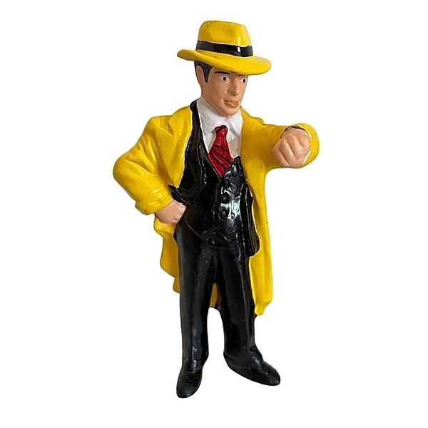 Dick Tracy 4"H Dick Tracy (watch) PVC Figure