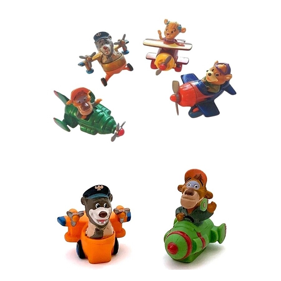 Set of 6 TaleSpin Character Planes from McDonald's