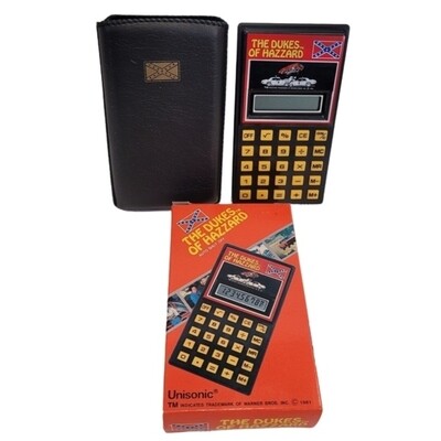 Dukes of Hazzard LCD Calculator (Boxed)