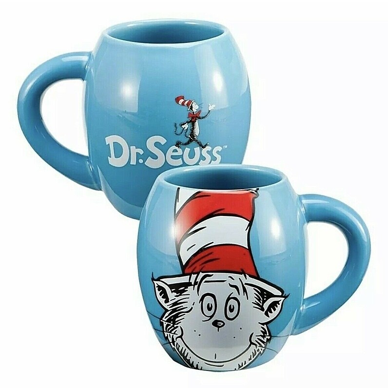 Dr. Seuss Cat in the Hat 18 oz. Oval Ceramic Mug