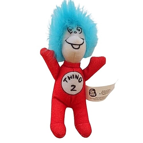 4"H Thing 2 Plush from Cat in the Hat