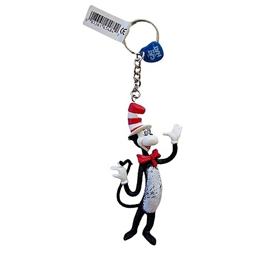 4"H Cat in the Hat Keychain