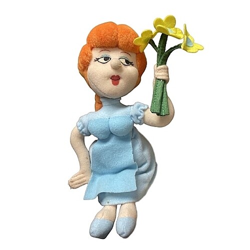 Nell Fenwick from Dudley Do-Right 7&quot;H Beanbag Plush