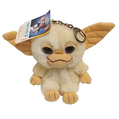 5"H Gremlins 2 Gizmo Plush Keychain with Zippered Compartment