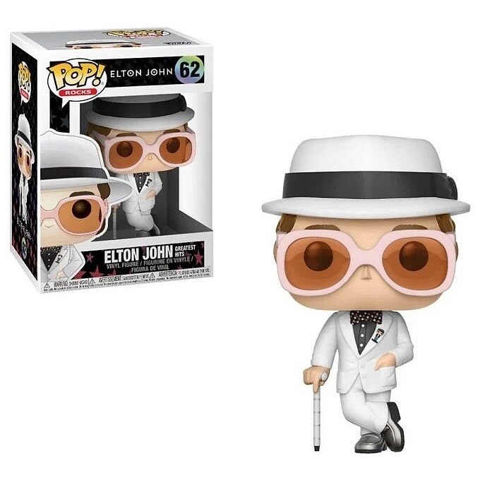 Elton John Greatest Hits 3 3/4&quot;H POP! Vinyl Figure #62
