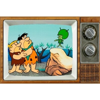 The Flintstones Great Gazoo Metal TV Magnet