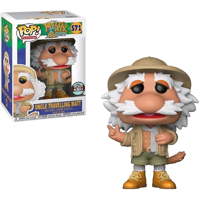 Fraggle Rock Uncle Travelling Matt 3 3/4&quot;H POP! Vinyl Figure #571